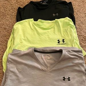 3 Under Armour shirt bundle